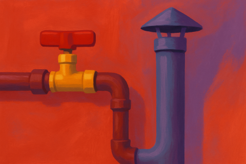 Gas Line & Venting Installation