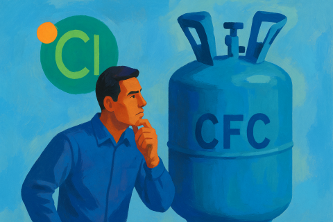 Chlorine in CFC and HCFC Refrigerants