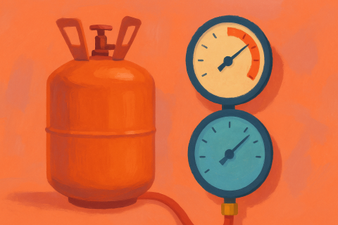 Refrigerant Identification: Pressure & Temperature