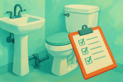 Bathroom & Plumbing Area Inspection