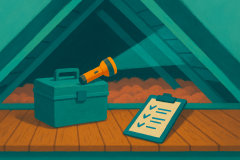 Attic and Upper Level Inspection Techniques