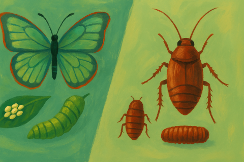 Complete vs Incomplete Metamorphosis in Pest Control
